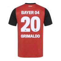 Bayer Leverkusen Alejandro Grimaldo #20 Hjemmebanetrøje 2024-25 Kortærmet